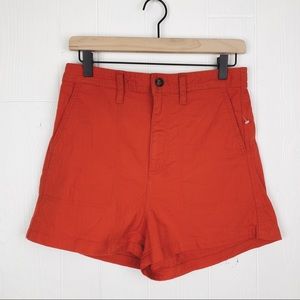 Madewell Camp Shorts Utility Pockets Elastic Waist